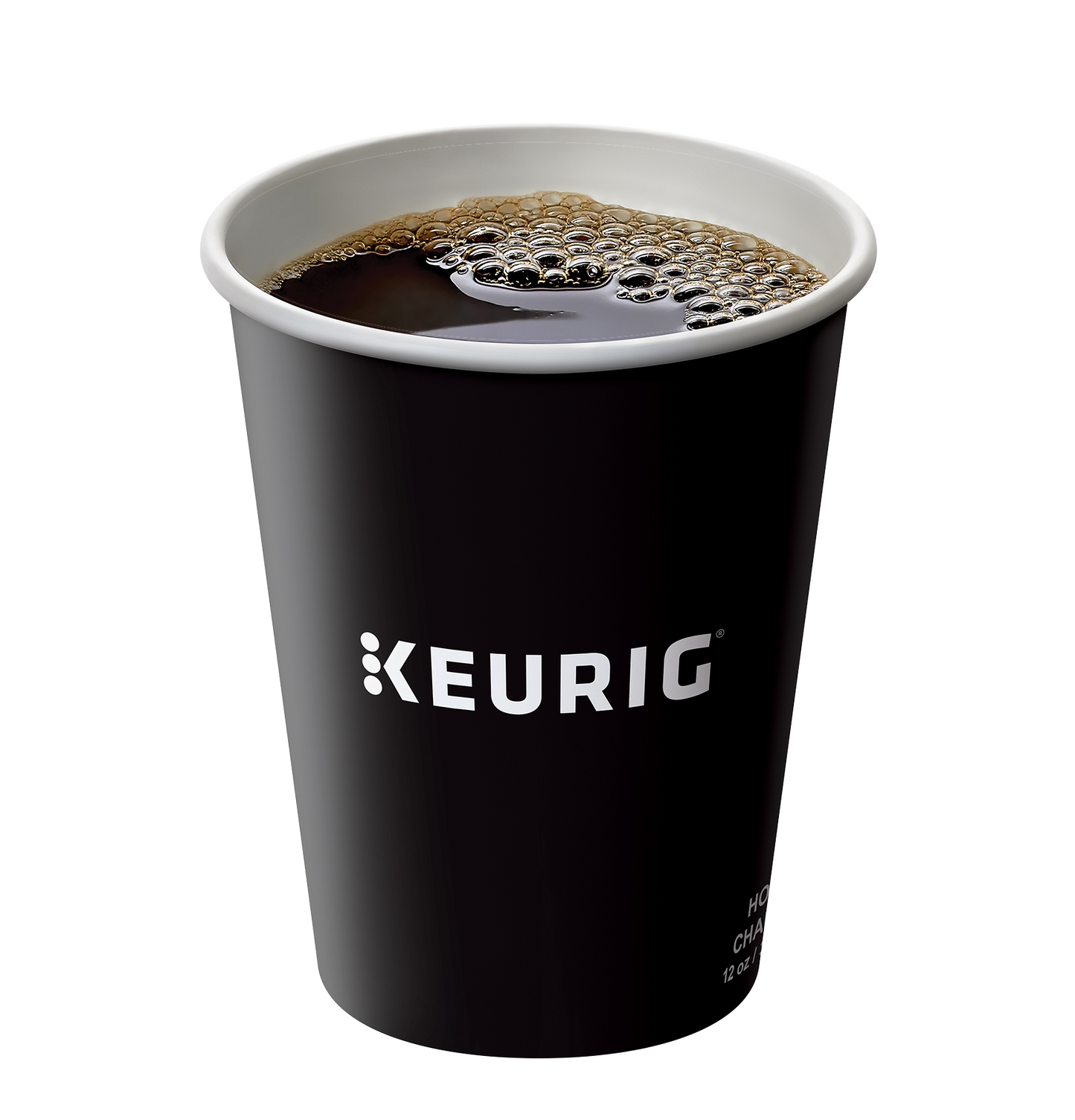 10oz BLACK KEURIG Paper Cups 1 CASE (1000 Cups - 50 Cups per Sleeve)