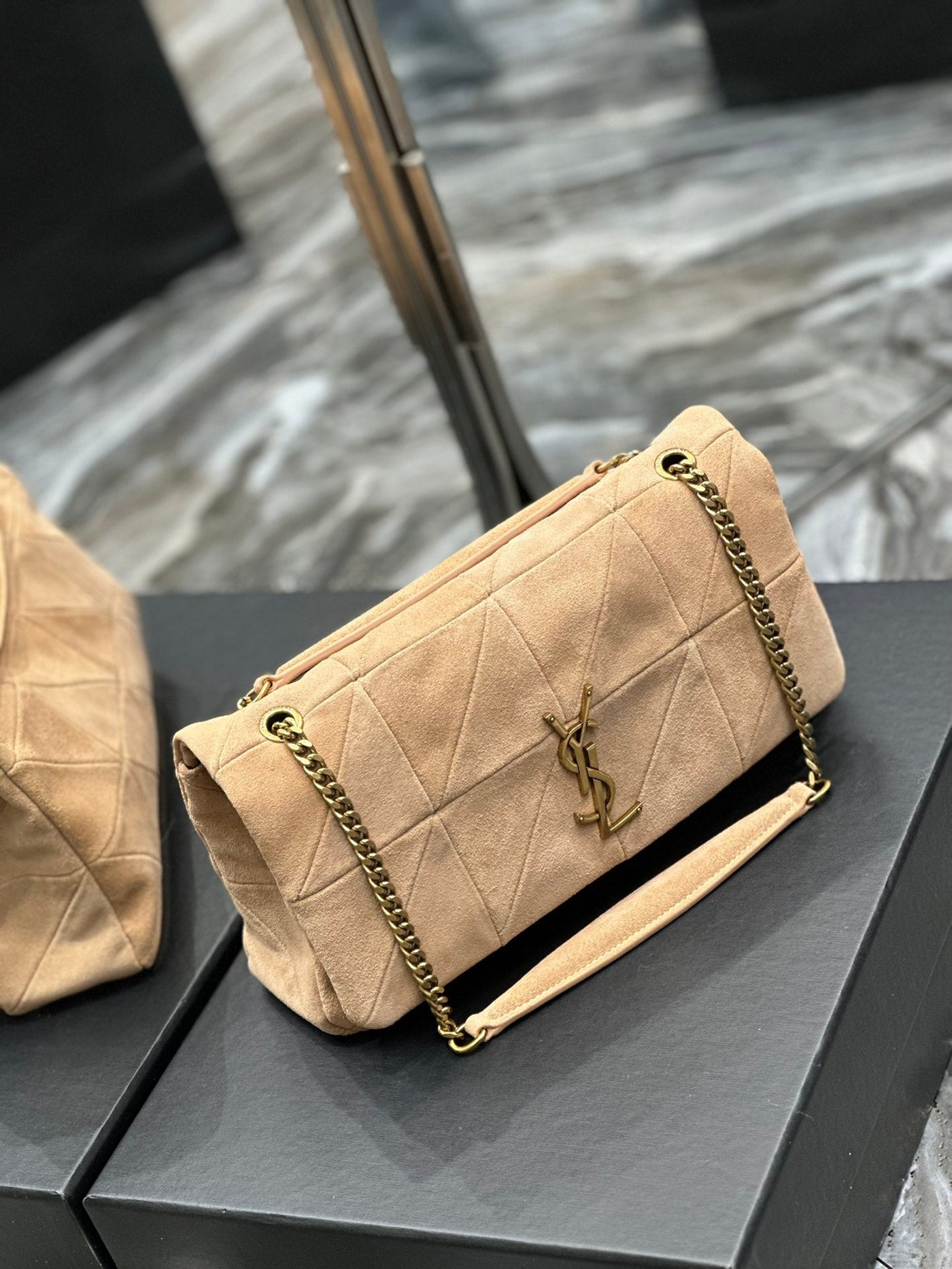 Y*L jamie medium shoulder bag in beige - image 2