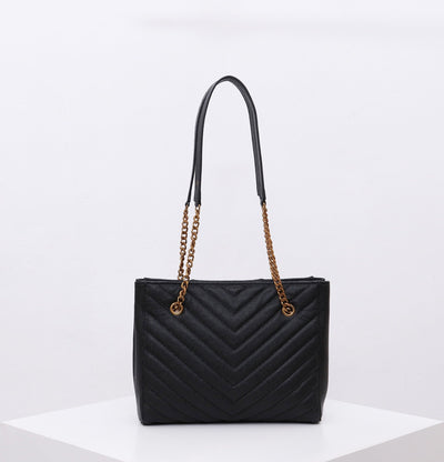 saint laurent tribeca shoulder bag in burgundy leather - image 2