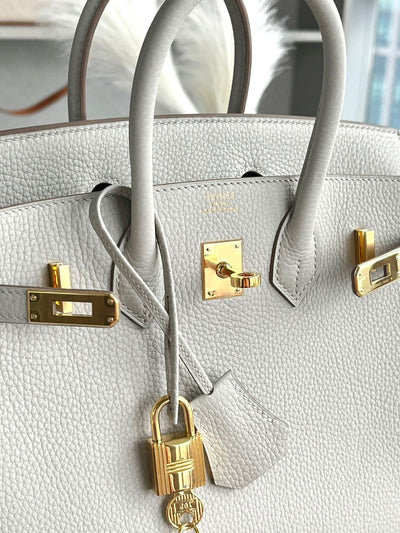 Birkin 25 True White Epsom GHW