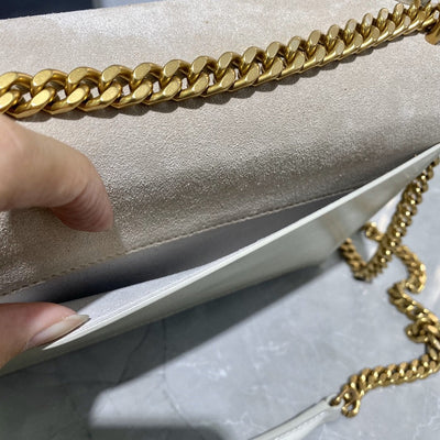 saint laurent sunset shoulder bag ‘sea salt’ - image 2