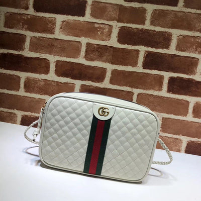 Guc*i black mini trapuntata crossbody bag leather - image 2