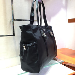 shopping bag 40 in black nylon fabric - image 4