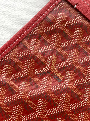 Goya*d red anjou gm tote bag - image 4