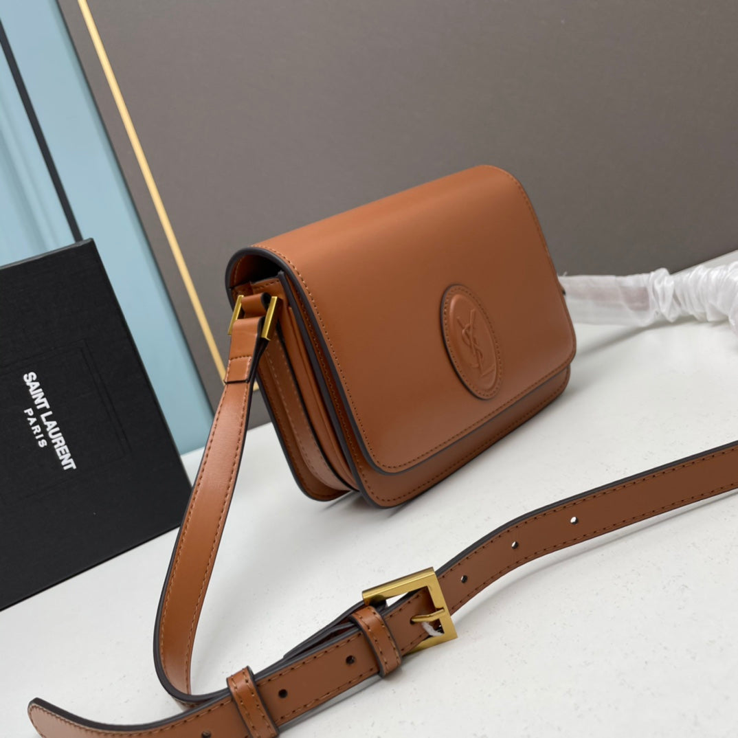 saint laurent le 61 saddle shoulder bag in calfskin - image 2