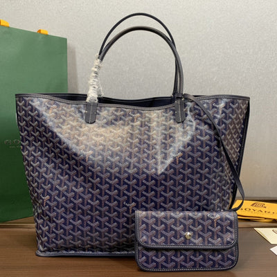 Goya*d navy blue anjou gm tote bag - main image