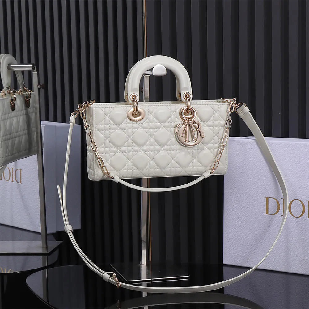 Di*r medium white lady d-joy bag - main image