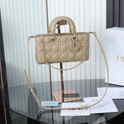 Di*r medium beige lady d-joy bag - main image