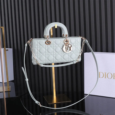 Di*r medium blue lady d-joy bag( - main image