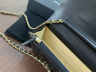 CLASSIC WOC 19CM BLACK LAMBSKIN GOLD HARDWARE - Image 10