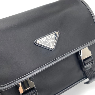 messenger bag 22 in black re-nylon - image 7