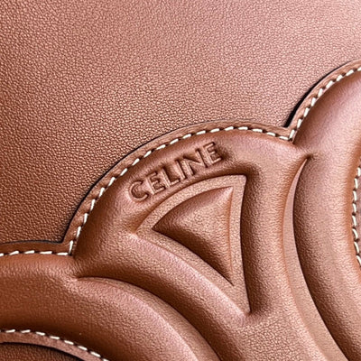 BUCKET CUIR TRIOMPHE 24 GINGGERBREAD BROWN CALFSKIN - Image 9