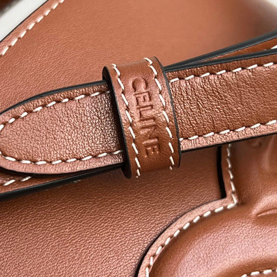 BUCKET CUIR TRIOMPHE 24 GINGGERBREAD BROWN CALFSKIN - Image 6