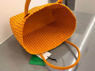SMALL CABAT 32 IN UT ORANGE LAMBSKIN - Image 2