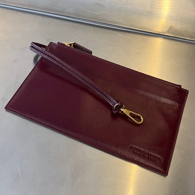 SMALL ARCO TOTE 30 IN WINE RED SOFT LAMBSKIN - Image 2