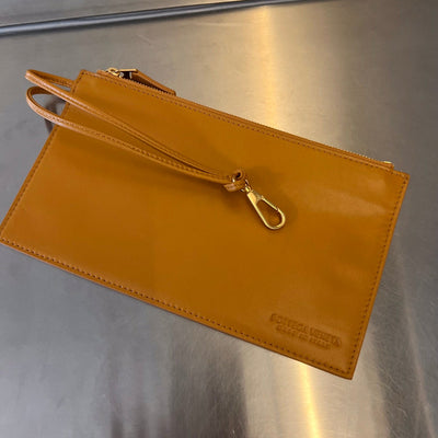 SMALL ARCO TOTE 30 IN PIZAZZ ORANGE SOFT LAMBSKIN - Image 2