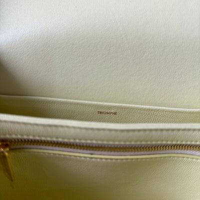CLASSIQUE TRIOMPHE BAG 22 IN YELLOW CALFSKIN - Image 10