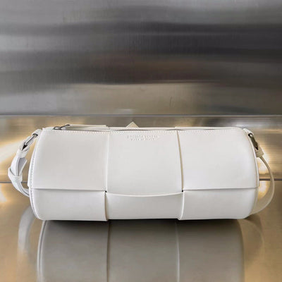 CYLINDER CASSETTE 30 IN WHITE CALFSKIN - Image 3