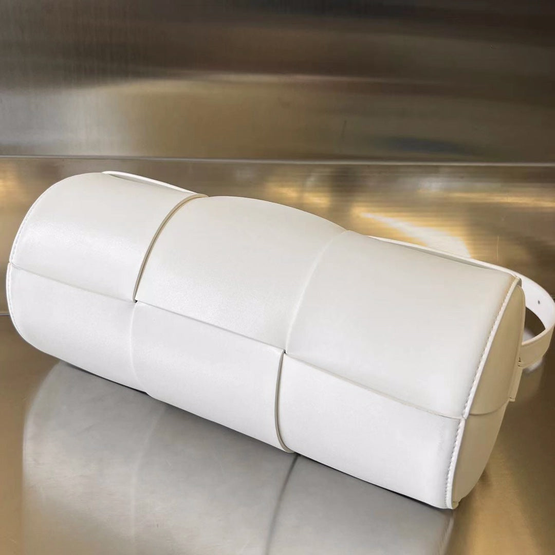 CYLINDER CASSETTE 30 IN WHITE CALFSKIN - Image 9
