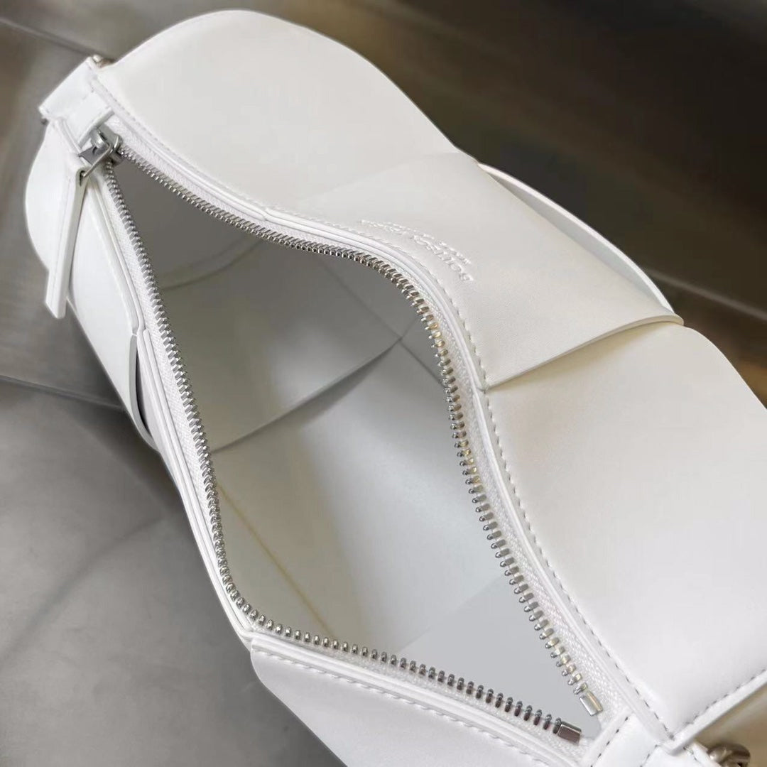 CYLINDER CASSETTE 30 IN WHITE CALFSKIN - Image 11