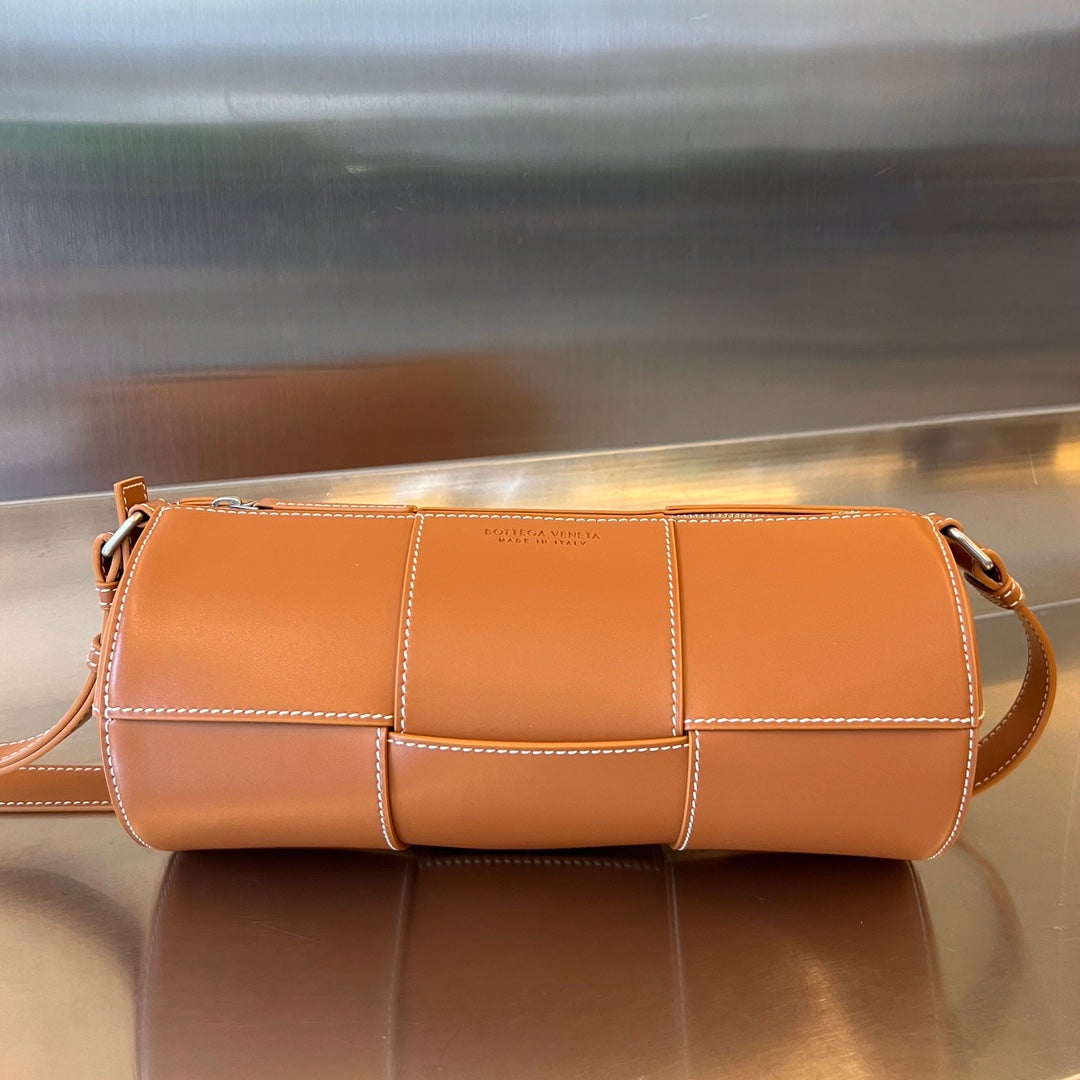 CYLINDER CASSETTE 30 IN BRONZE BROWN CALFSKIN - Main Image
