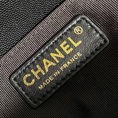 CC MEDIUM 25 BOY BAG IN BLACK LAMBSKIN GOLD HARDWARE - Image 7