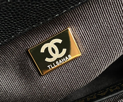 CC MEDIUM 25 BOY BAG IN BLACK LAMBSKIN GOLD HARDWARE - Image 6