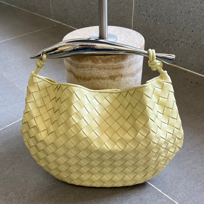 SARDINE 33 WITH CHAIN IN YELLOW CREAM LAMBSKIN - Main Image