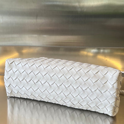 SMALL ANDIAMO 29 IN WHITE LAMBSKIN - Image 7