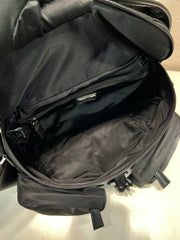 crossbody bag 29 in black re-nylon and calfskin trim - image 2