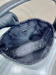 large drawstring bag 37 in black re-nylon - image 4