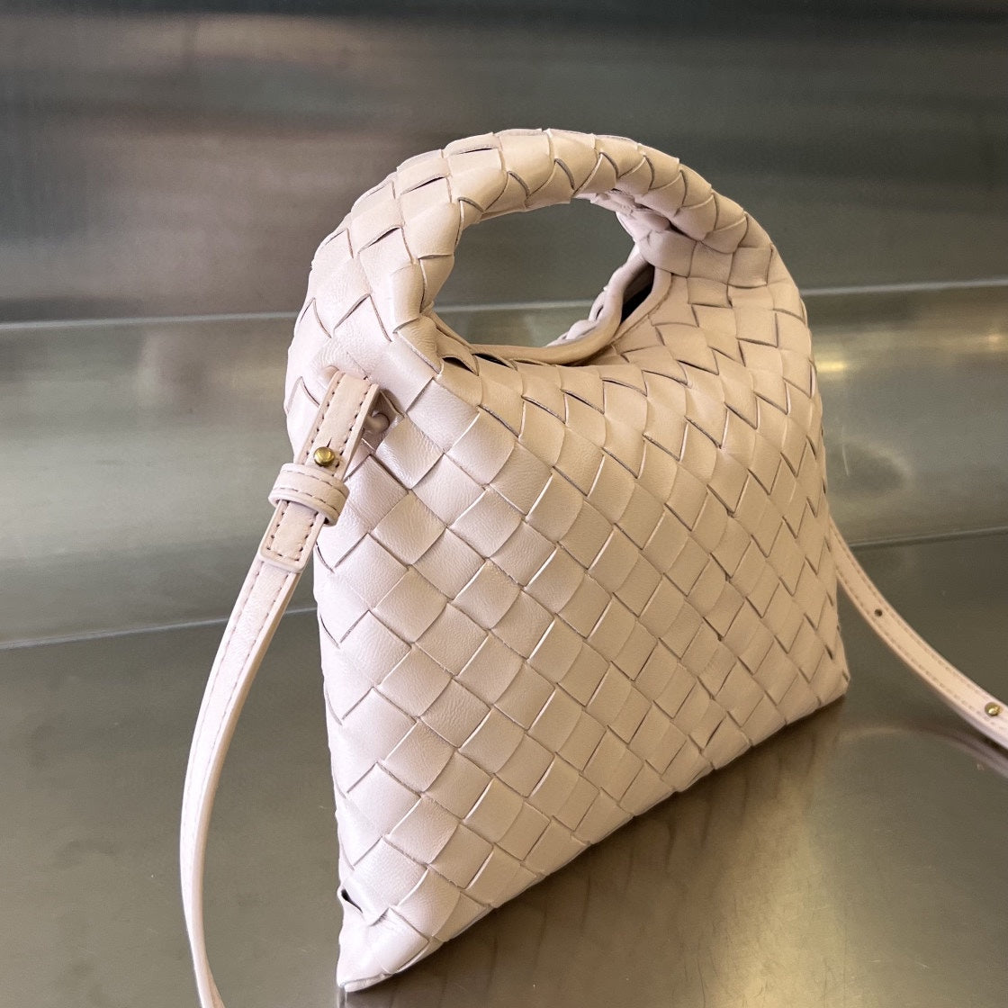 MINI HOP 25 IN SOFT PEACH CALFSKIN - Image 11