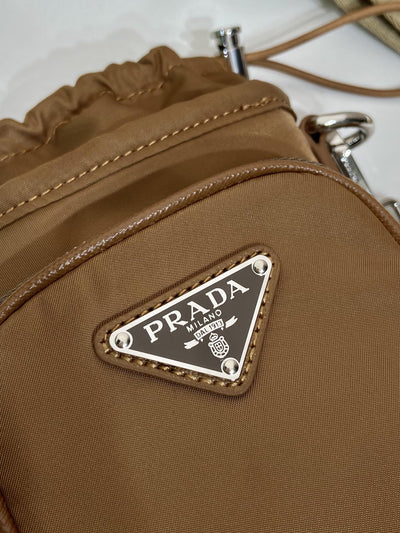 phone bag 18 in sepia brown re-nylon - image 2