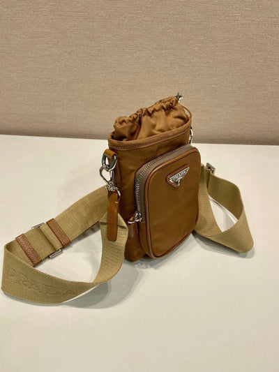 phone bag 18 in sepia brown re-nylon - image 3