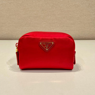 clutch 12 in passion red re-nylon - main image