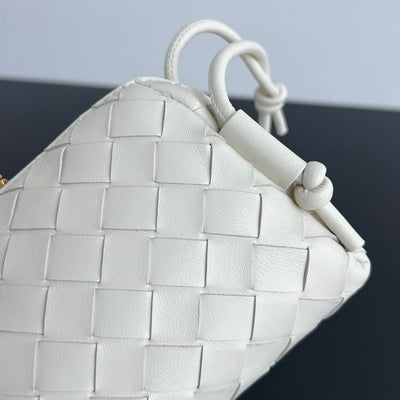 CONCERT POUCH 18 IN WHITE LAMBSKIN - Image 8