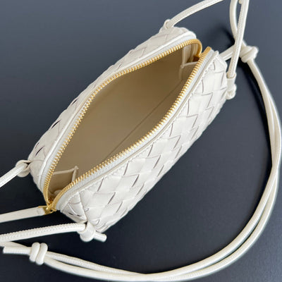 CONCERT POUCH 18 IN WHITE LAMBSKIN - Image 2