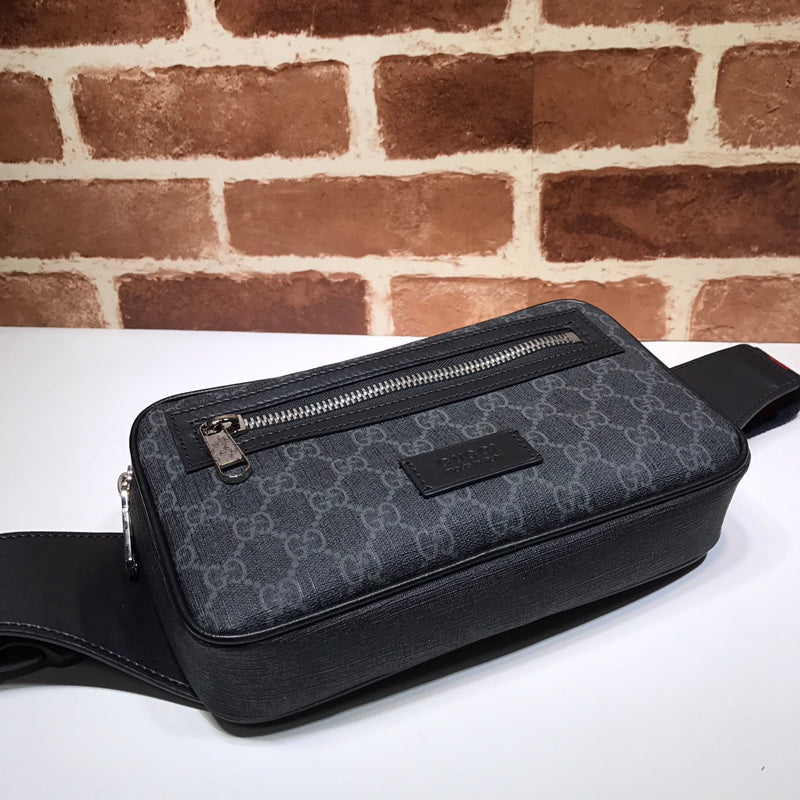 Guc*i gg supreme black belt bag black - image 2