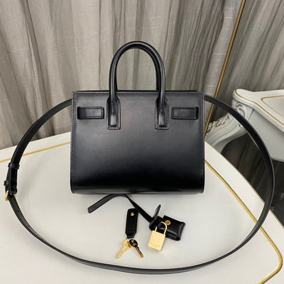 Y*L nano sac de jour black smooth leather gold-tone metal - main image
