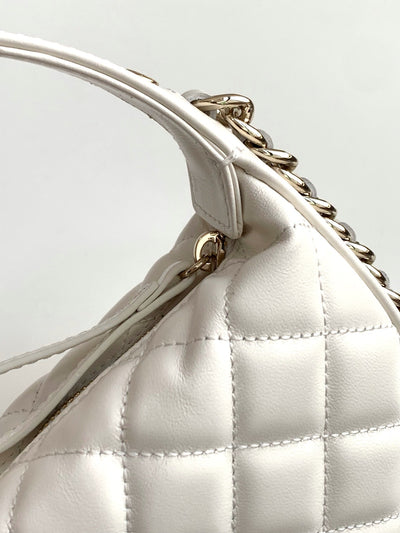 Chan*l 23c white hula hoop clutch - image 2