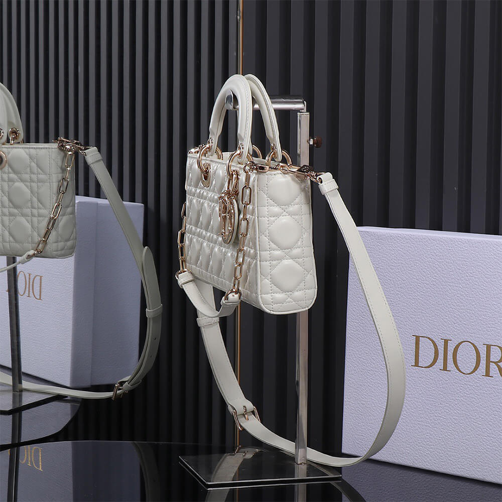 Di*r medium white lady d-joy bag - image 2