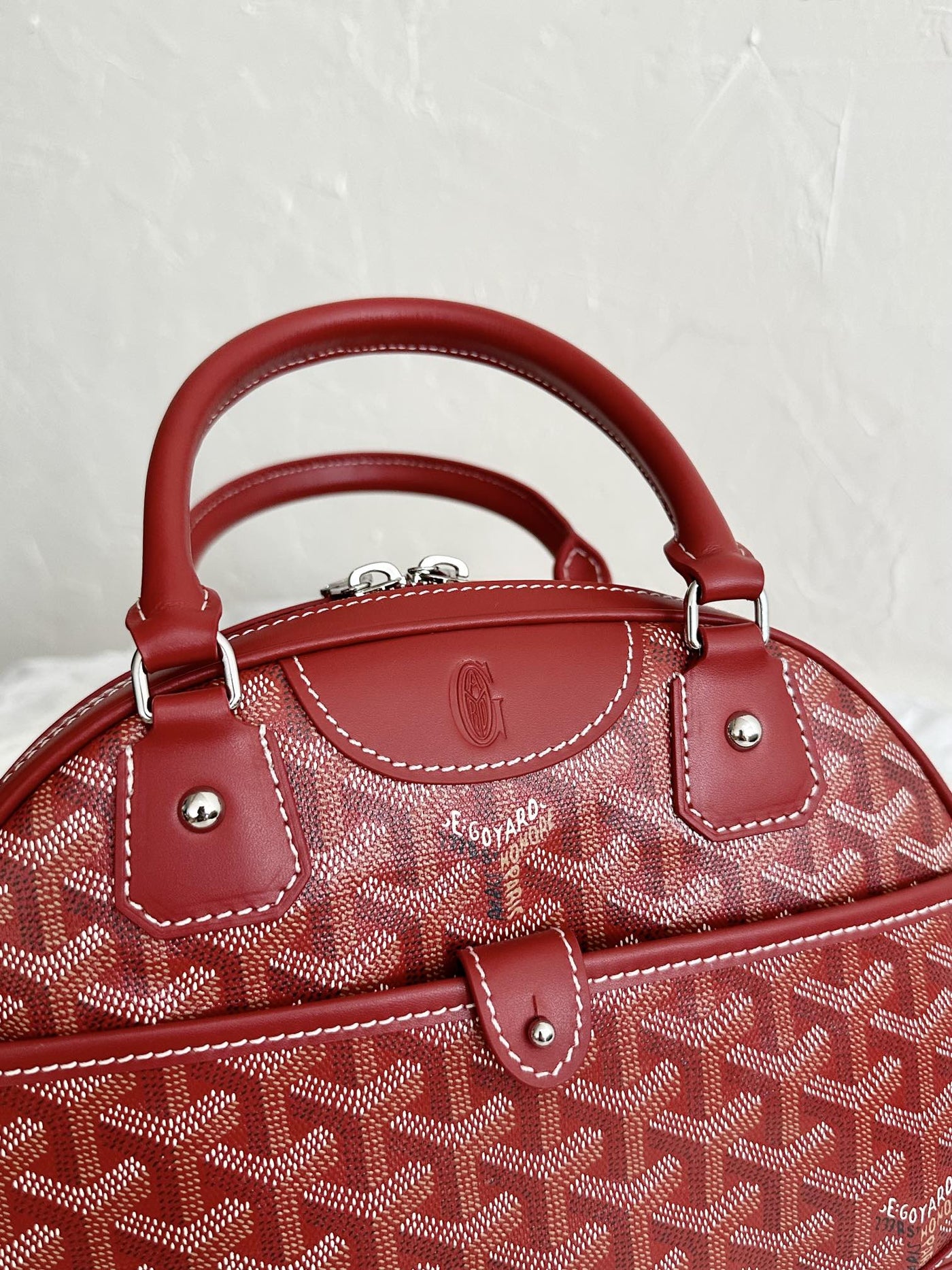 Goya*d saint jeanne bag coated canvas pm red 9496843 - image 5