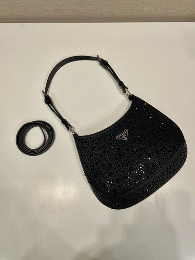 Pr*da cleo crystal-embellished shoulder bag - image 3