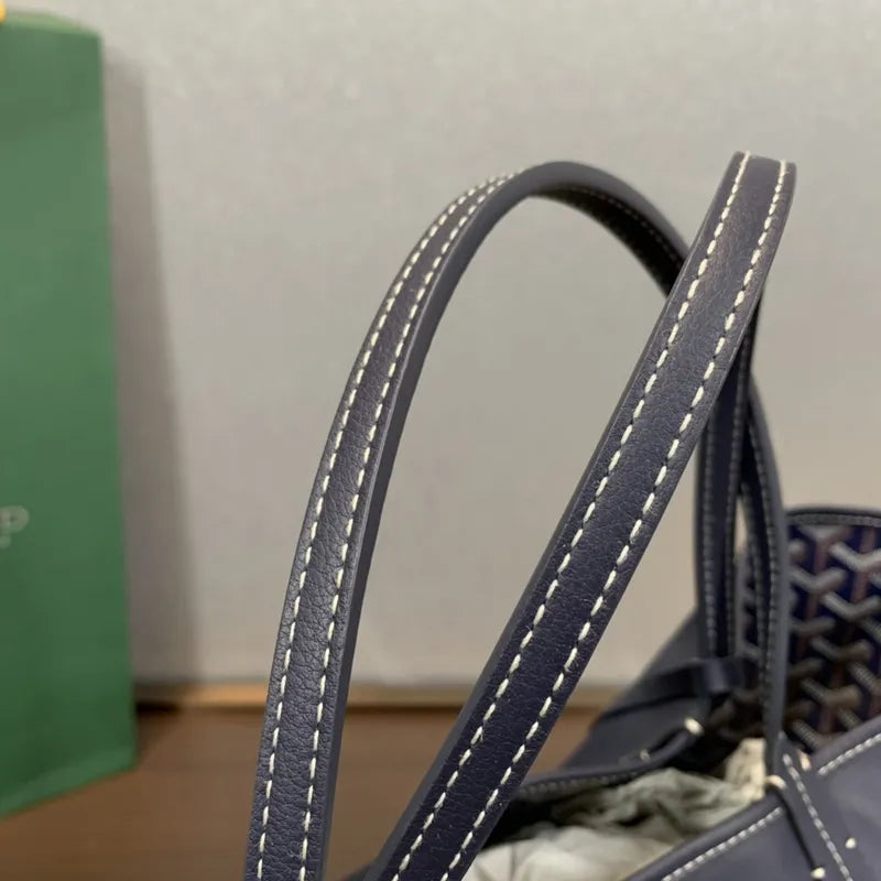 Goya*d navy blue anjou gm tote bag - image 3
