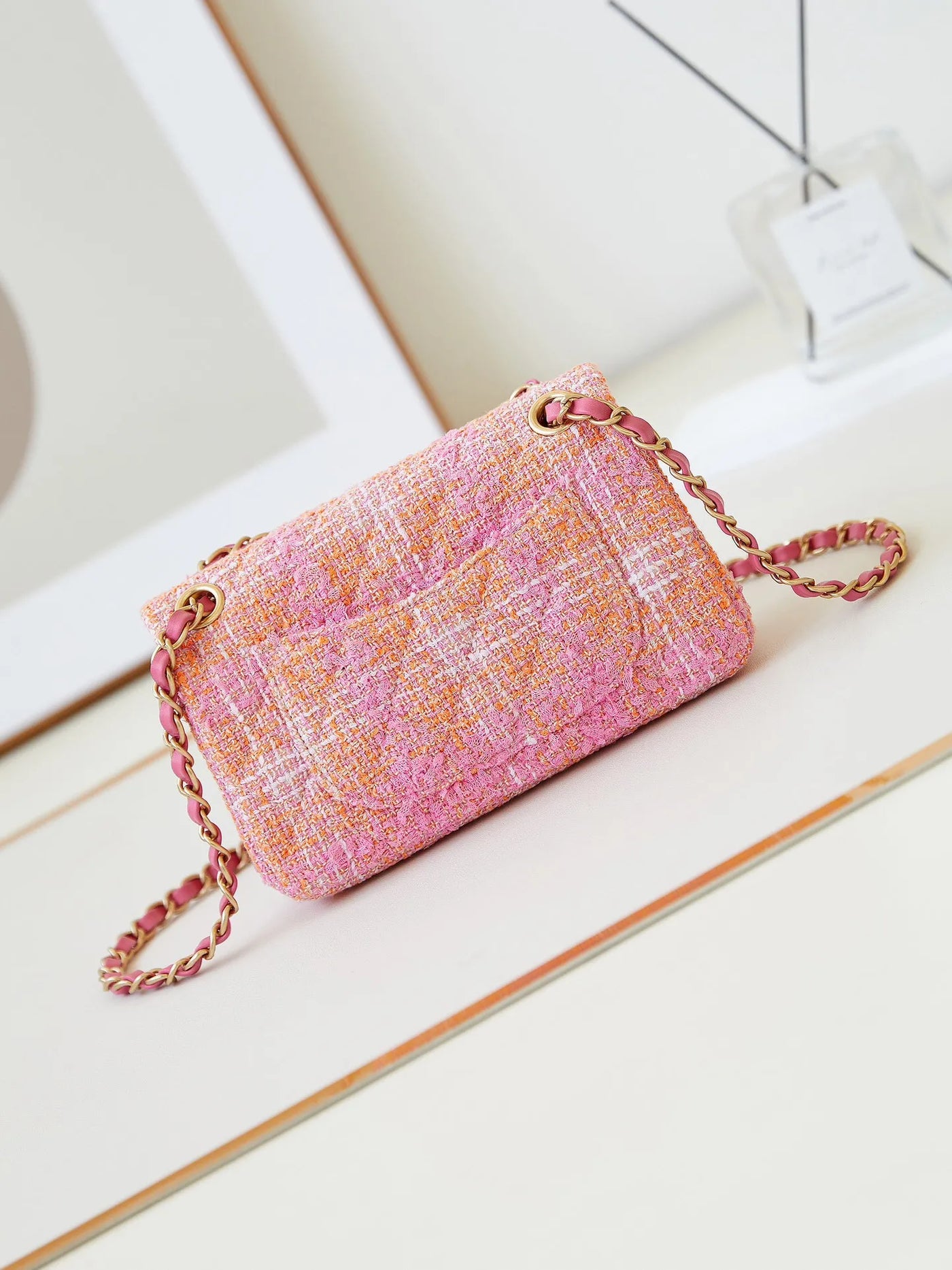 Chan*l woven crossbody bag - image 2