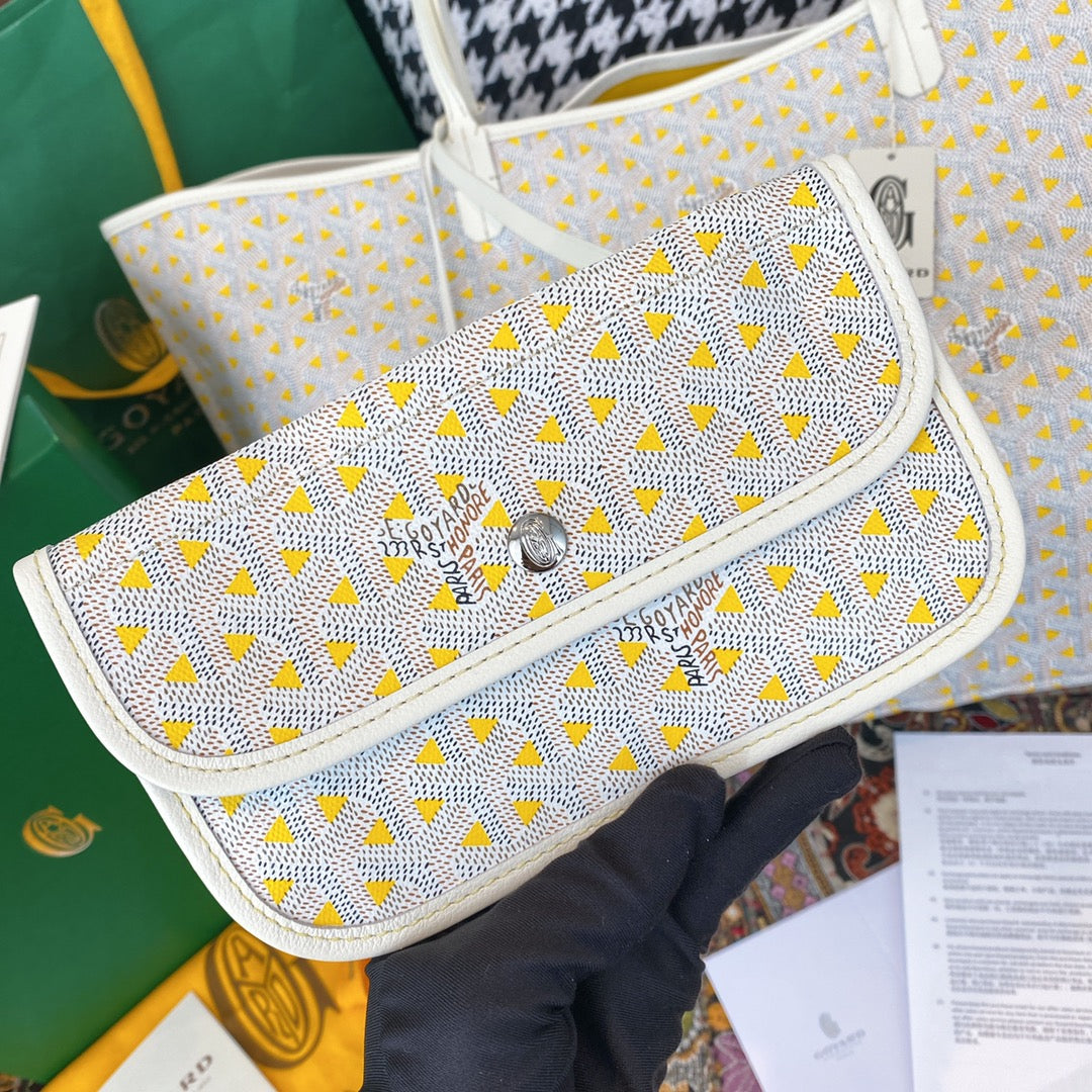 Goya*d limited edition saint Lou*s claire-voie gm bag /tote – yellow - image 3