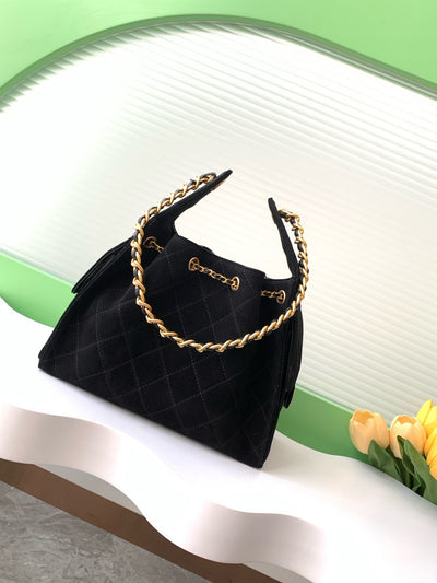 Chan*l 25 small handbag, grained calfskin & gold-tone - image 2
