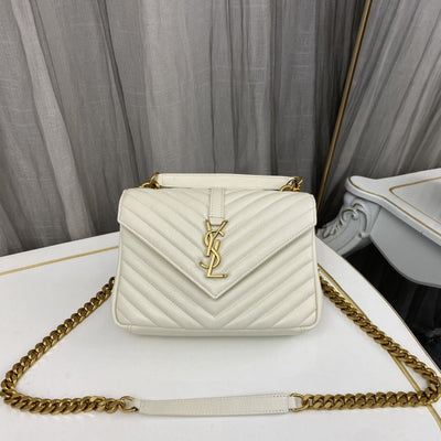 saint laurent medium college leather cross body bag - main image