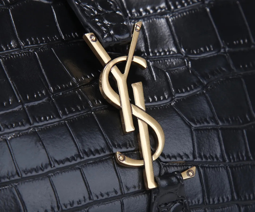 Y*L black crocodile shoulder bag - image 2