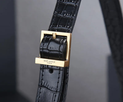 Y*L black crocodile shoulder bag - image 3